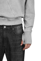 „LINEA“ Grey Sweater Regular in Grau