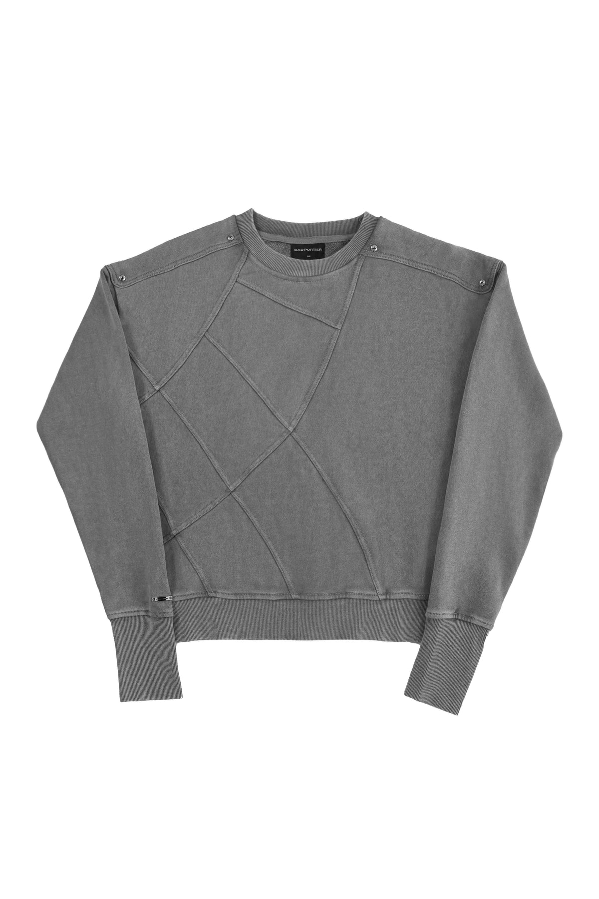 "LINEA" Grey Sweater Regular in Grau