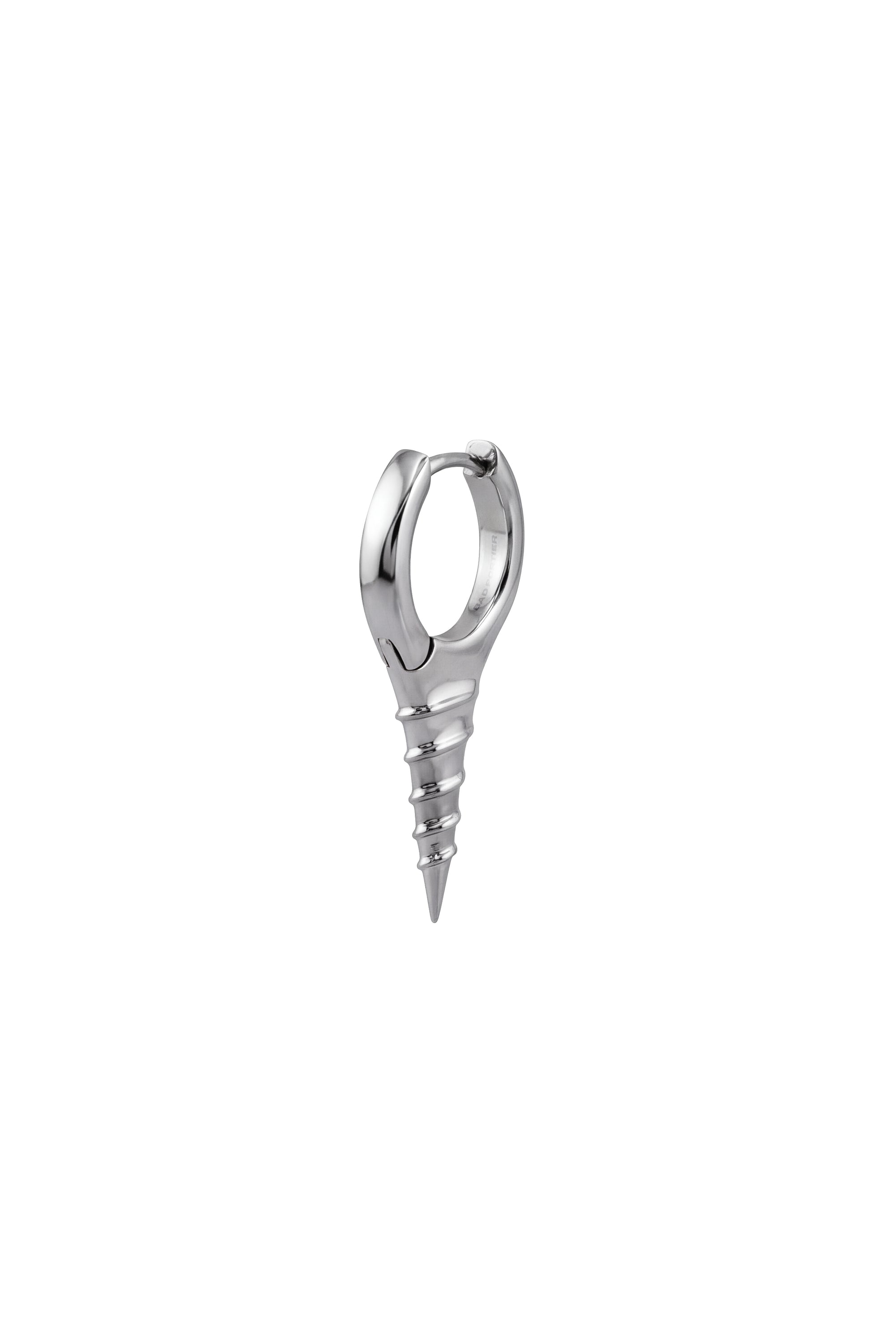 "SCHRAUBE" Short Earring with Thread Details