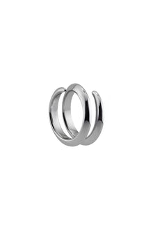 "SCHRAUBE" Skulpturaler Ring mit Gewindedetails