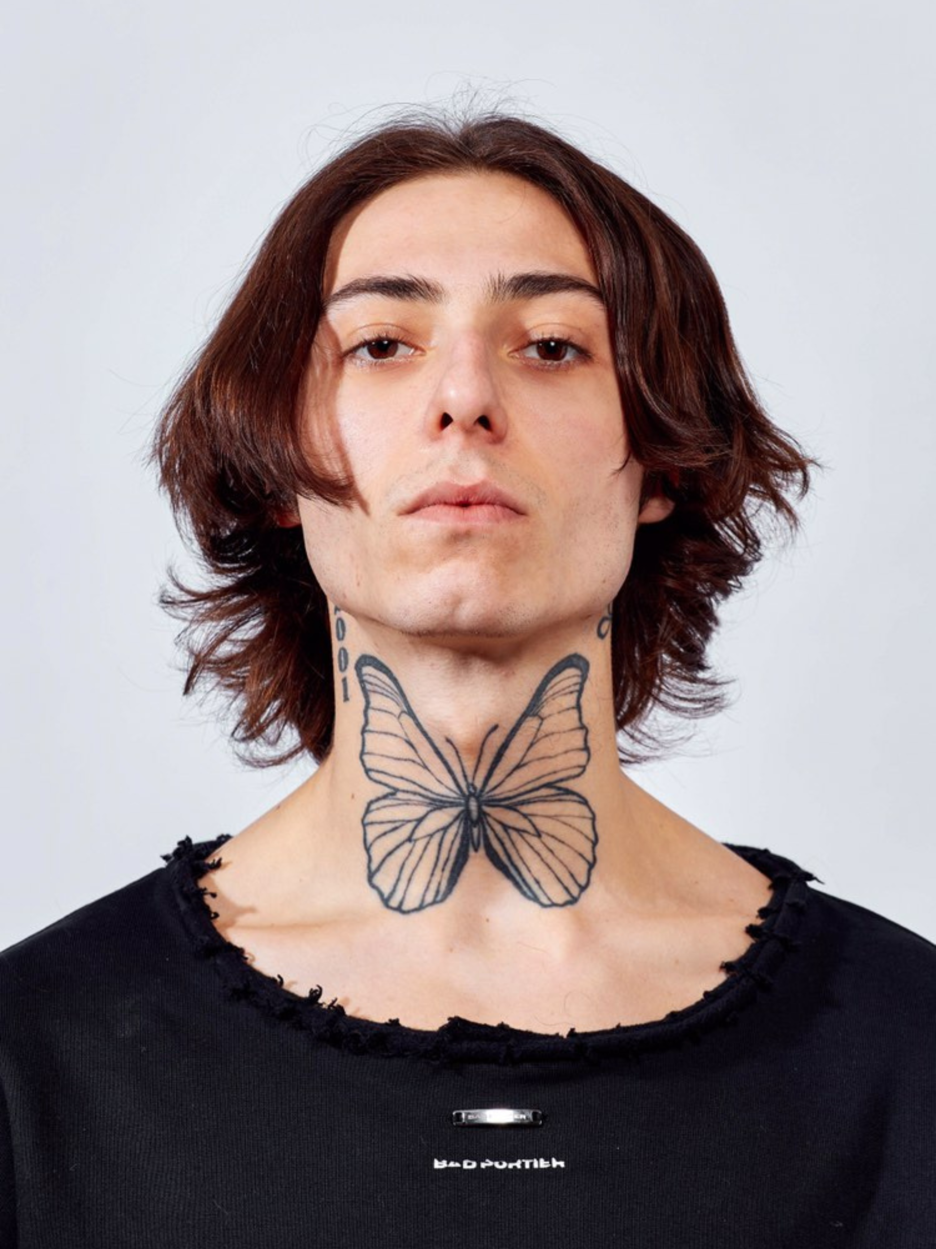 Copy of thebutterflymodel_Bad_Portier_Hoodies_IMPERFECTION_HOODIE_BLACK_HAND_FINISHED_élémentaire_Streetwear_Collection_2024_6