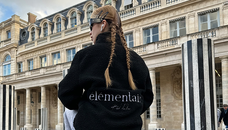 i.am.plush in the Élémentaire Twill Brushed Overshirt by BAD PORTIER